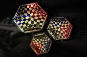 Ajedrez para tres jugadores - grande (tricolor)