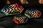 Ajedrez para tres jugadores - mediano (tricolor)