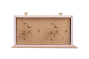 Reloj de madera BHB con soporte - pequeño
