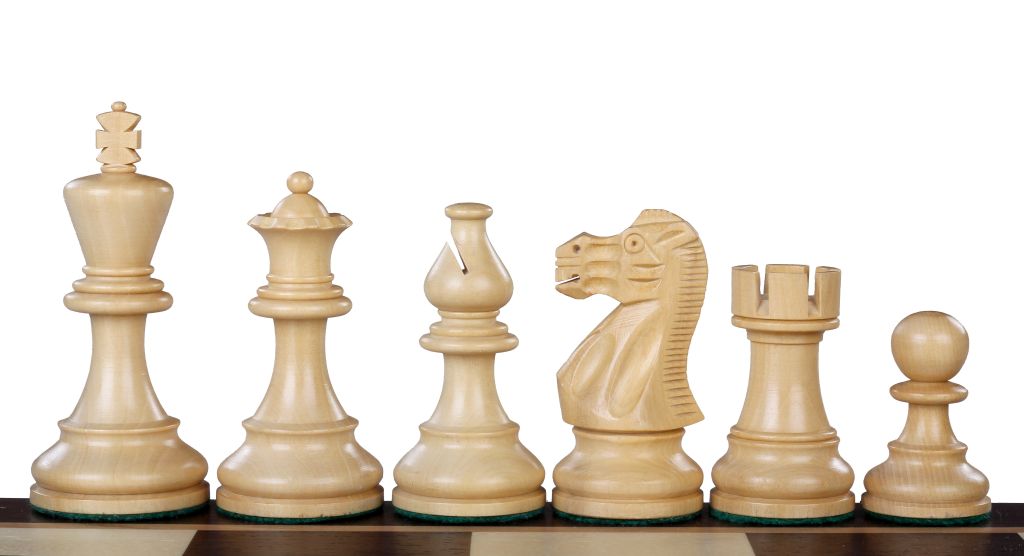 piezas de ajedrez American Classic de acacia y boj, de 3,5 pulgadas, talladas en madera - piezas de ajedrez American Classic de acacia y boj, de 3,5 pulgadas, talladas en madera