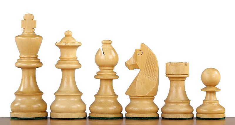 Juego de ajedrez de torneo nº 6 - tablero de 58 mm + piezas de caballero alemán de 3,75 - Juego de ajedrez de torneo nº 6 - tablero de 58 mm + piezas de caballero alemán de 3,75