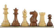 piezas de ajedrez Oxford Acacia/Bois de buis, 3,75 pulgadas