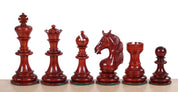 piezas de ajedrez Unicorn de madera de padouk, 10,8 cm
