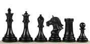 Piezas de ajedrez DERBY KNIGHT ÉBANO 4" chess pieces