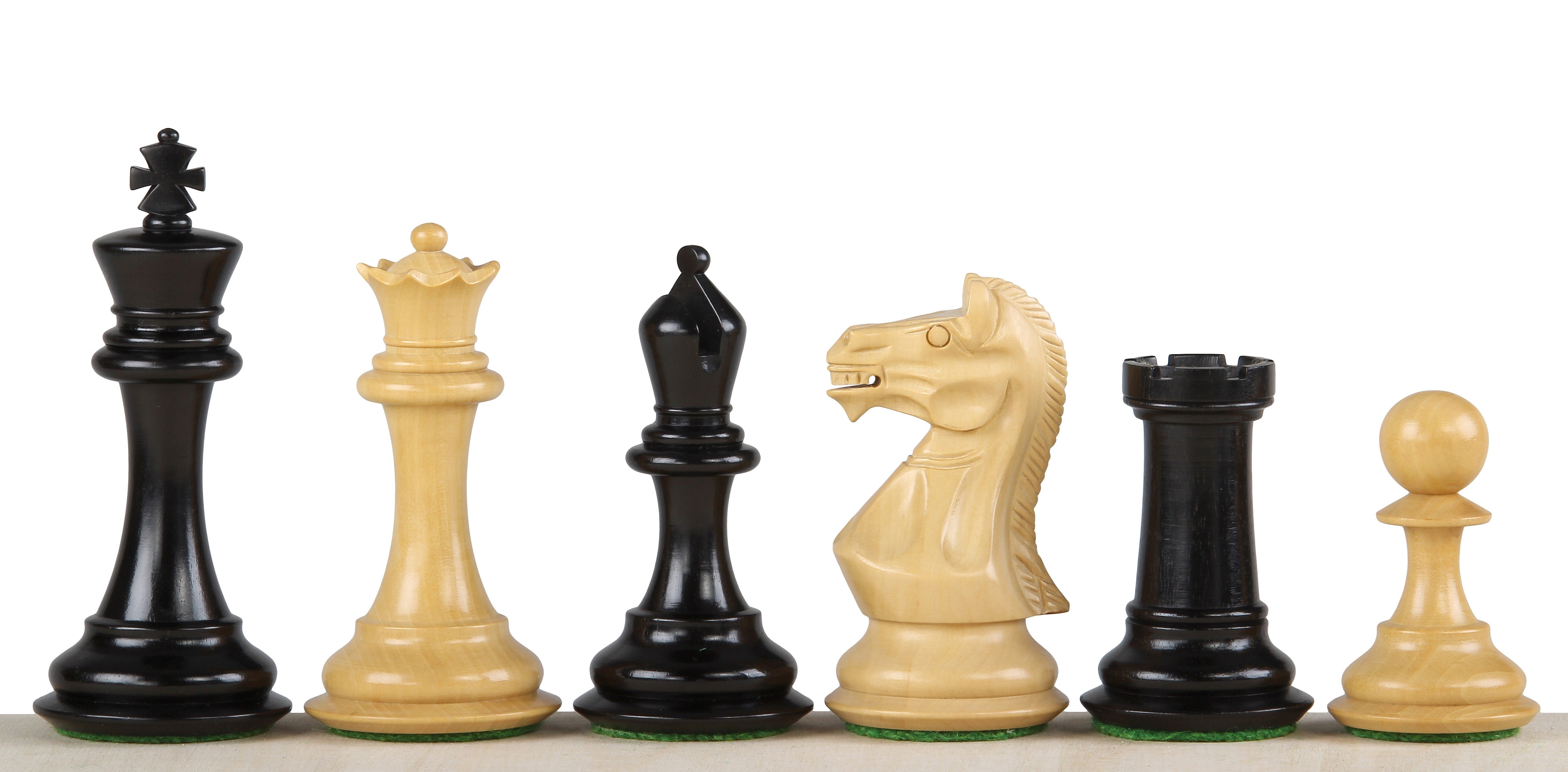 Figuras de ajedrez Potish Head de ébano de 3,75 pulgadas - 77321d14669fb7df7133b4596bc579af