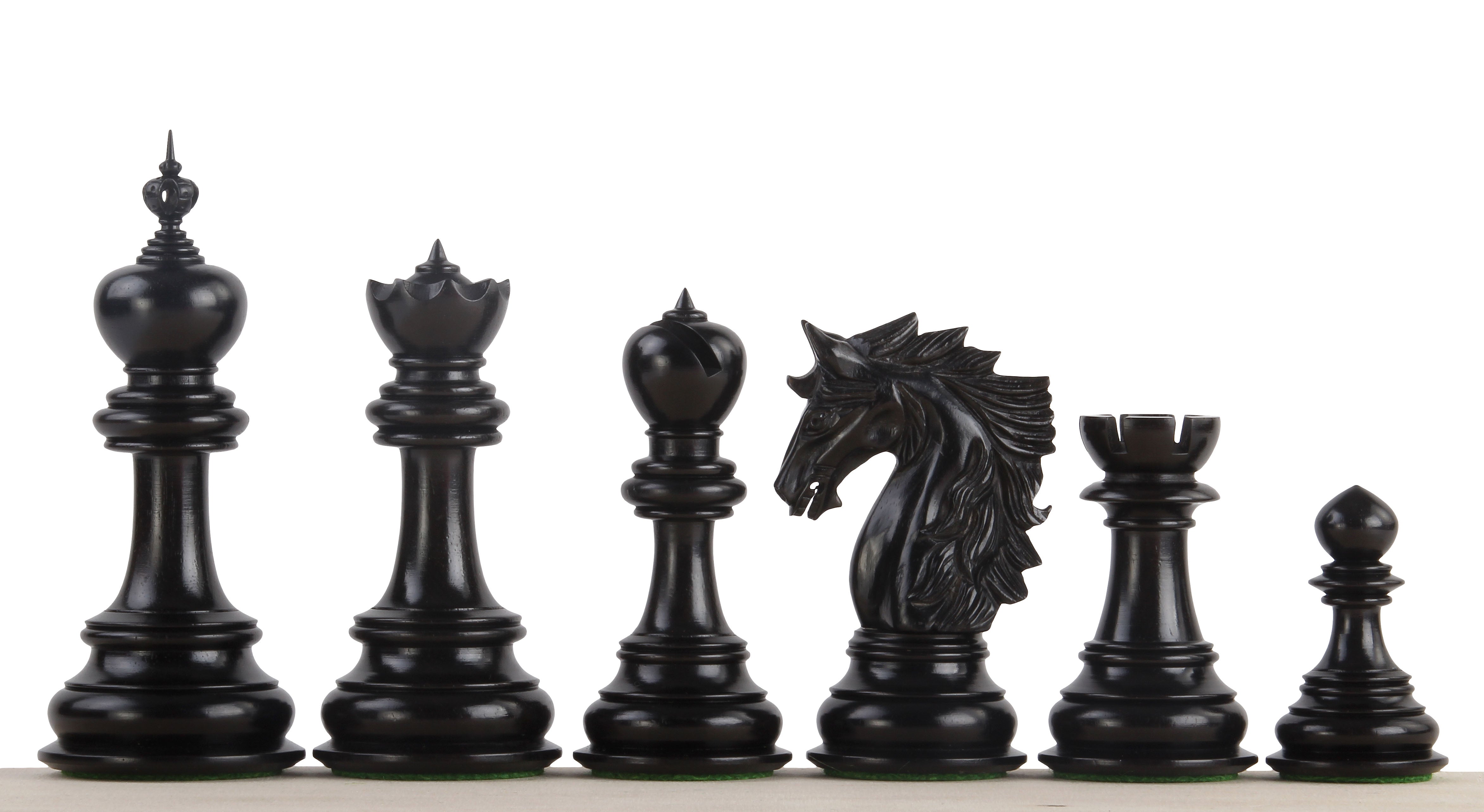 Dubliner Montgoy Figuras de ajedrez de ébano 5 pulgadas - 08c603aefc8fcefc819d82d406d770d3