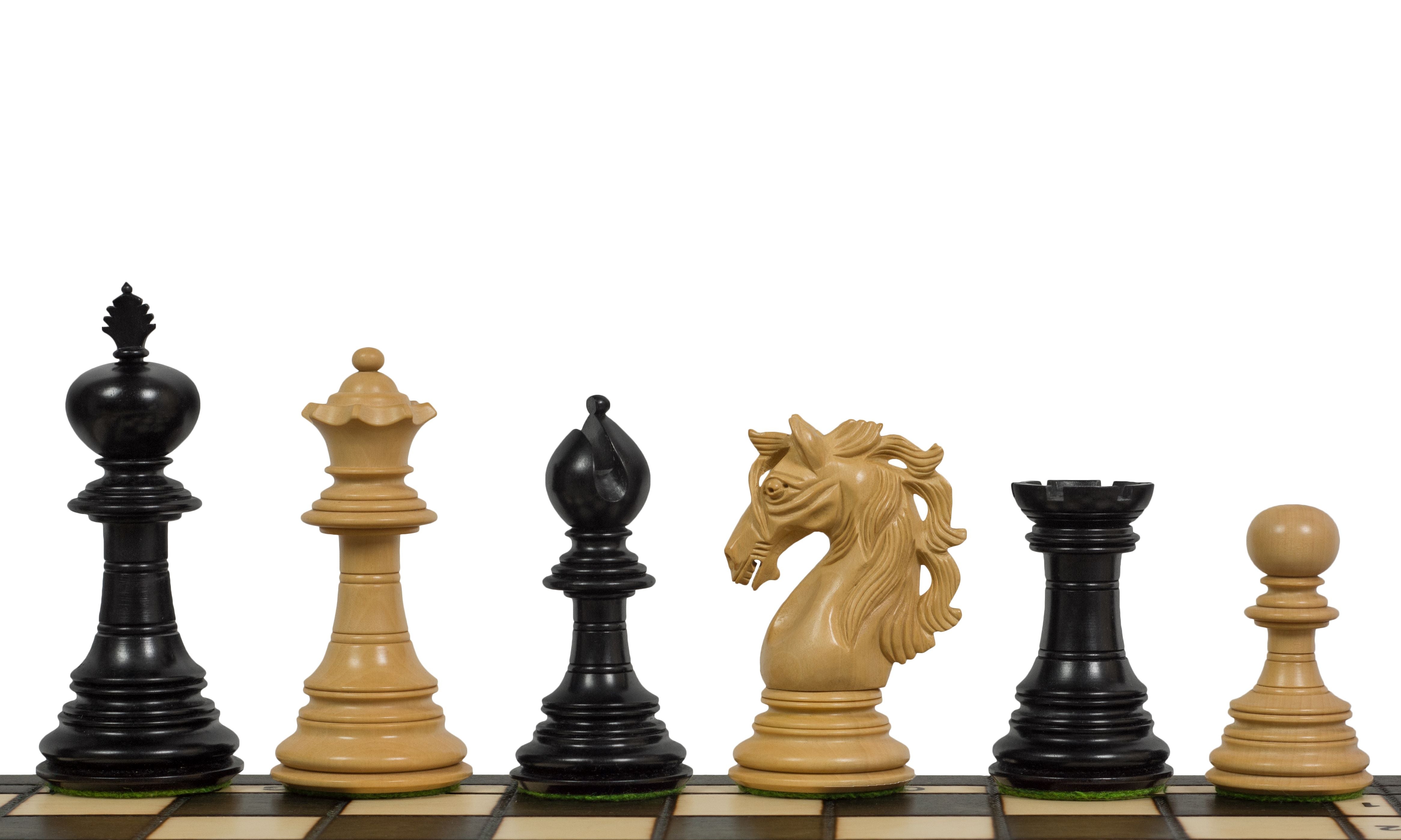 Adios 4" figuras de ajedrez de ébano/haya - 1b9a71d35c399c1e529a795083d7c79b