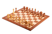 Figuritas de ajedrez Queen's Gambit de 1957, madera de acacia india, 3,75 pulgadas