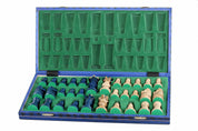 Juego de ajedrez AMBASADOR New Line, color azul (54 cm)