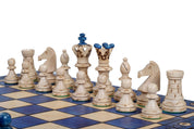 Juego de ajedrez AMBASADOR New Line, color azul (54 cm)