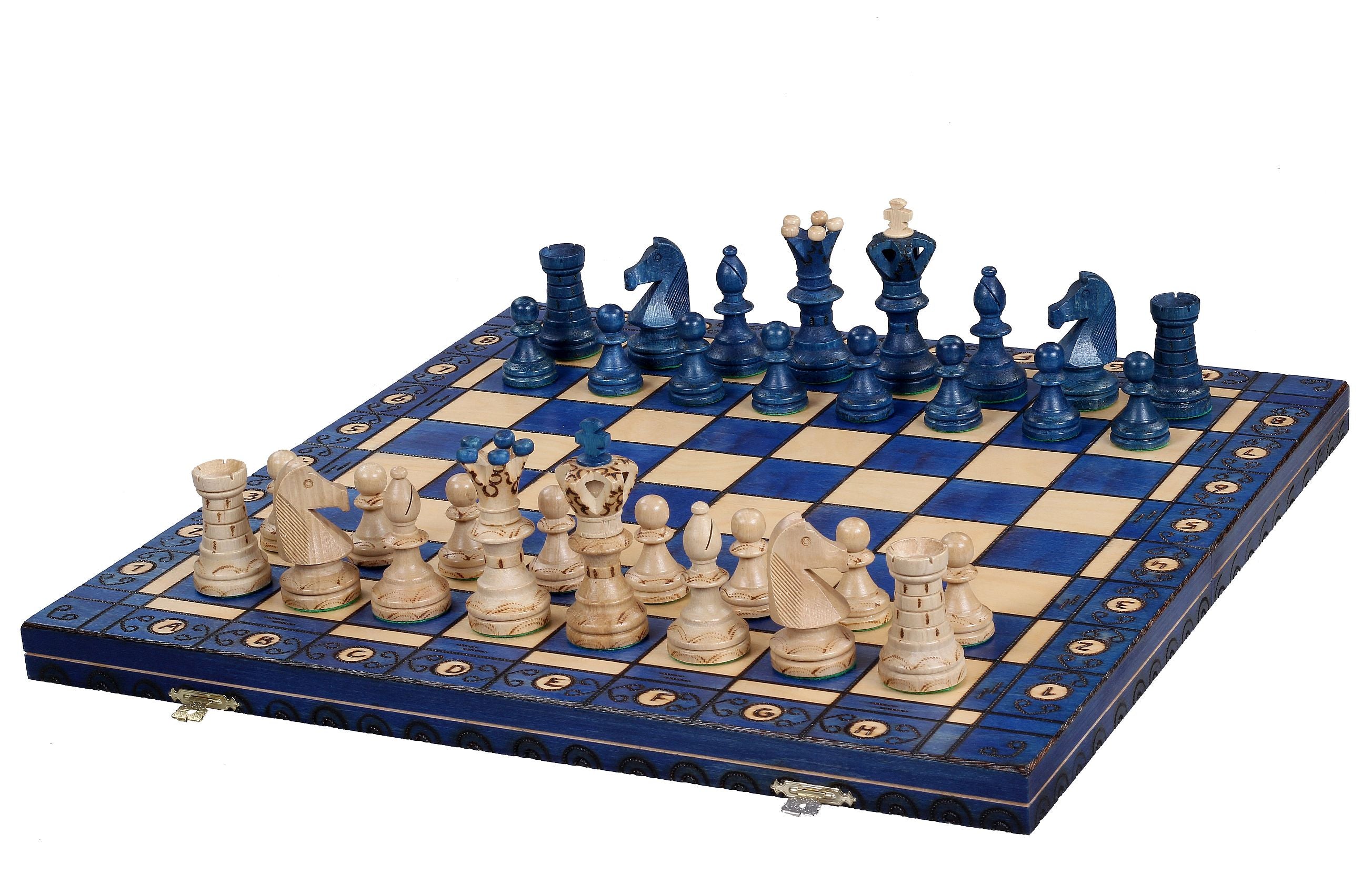 Juego de ajedrez AMBASADOR New Line, color azul (54 cm) - Juego de ajedrez AMBASADOR New Line, color azul (54 cm)