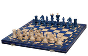 Juego de ajedrez AMBASADOR New Line, color azul (54 cm)