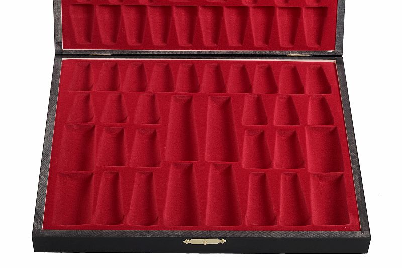 Caja de madera Lux Black para piezas n.º 5 - Caja de madera Lux Black para piezas n.º 5