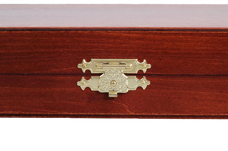 Caja de madera Lux Brown para piezas n.º 5 - Caja de madera Lux Brown para piezas n.º 5