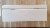 Caja de madera para guardar piezas Staunton n.º 5 (altura del rey: 90 mm) - madera sin tratar
