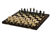 Juego de ajedrez de madera Cónsul Negro (48x48cm)