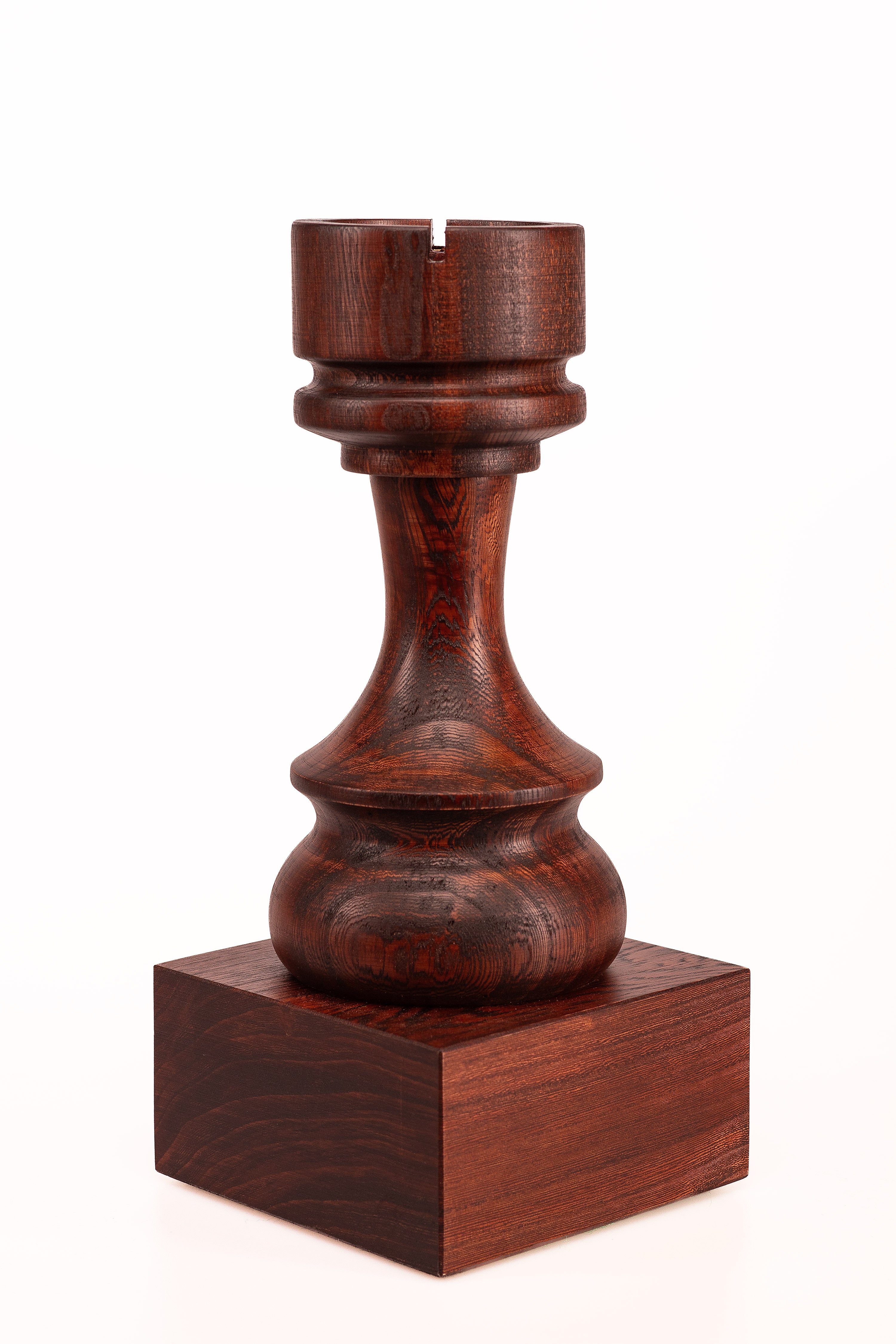 Copa de ajedrez de madera - Torre Negra - Copa de ajedrez de madera - Torre Negra