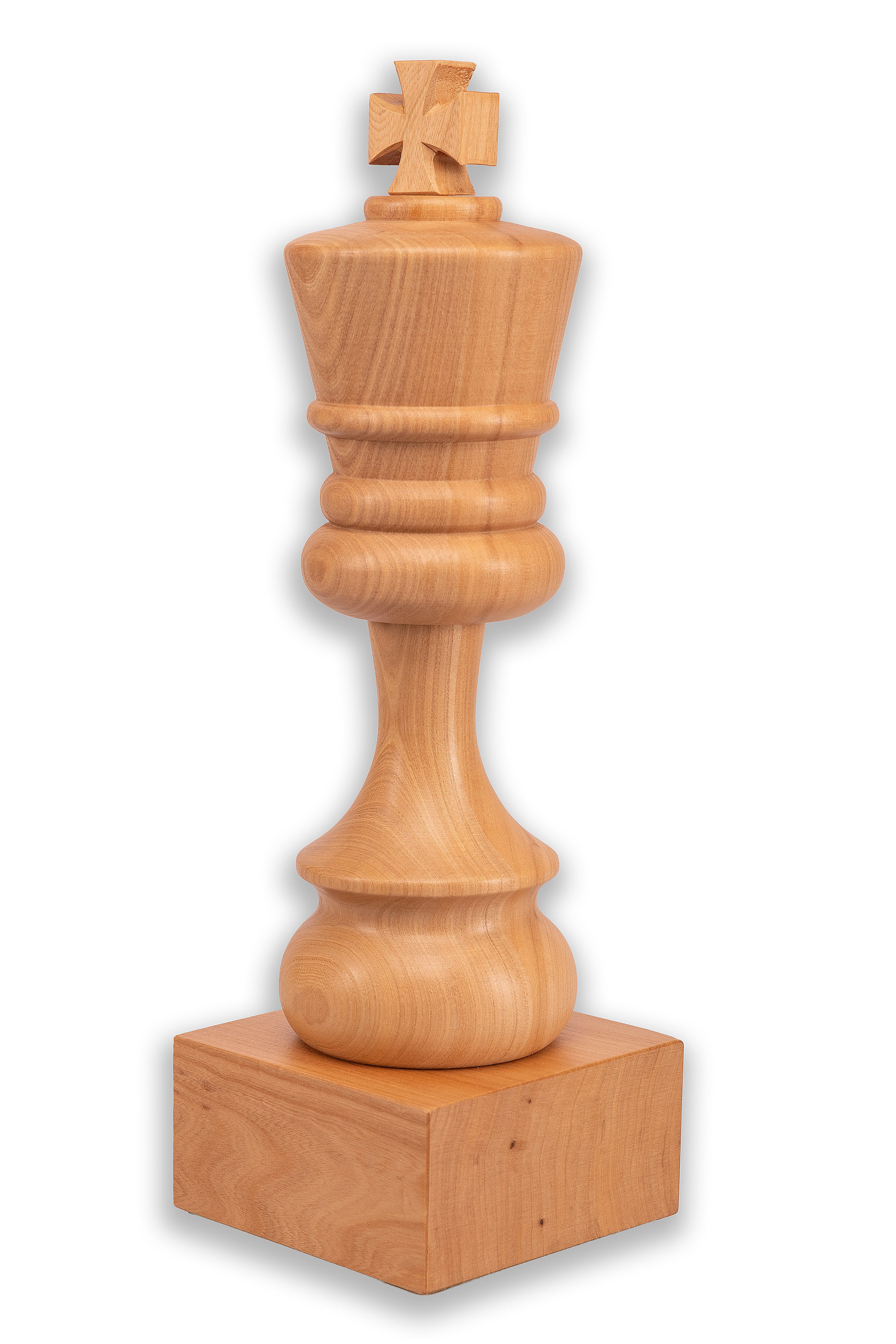 Copa de ajedrez de madera - Rey blanco - Copa de ajedrez de madera - Rey blanco
