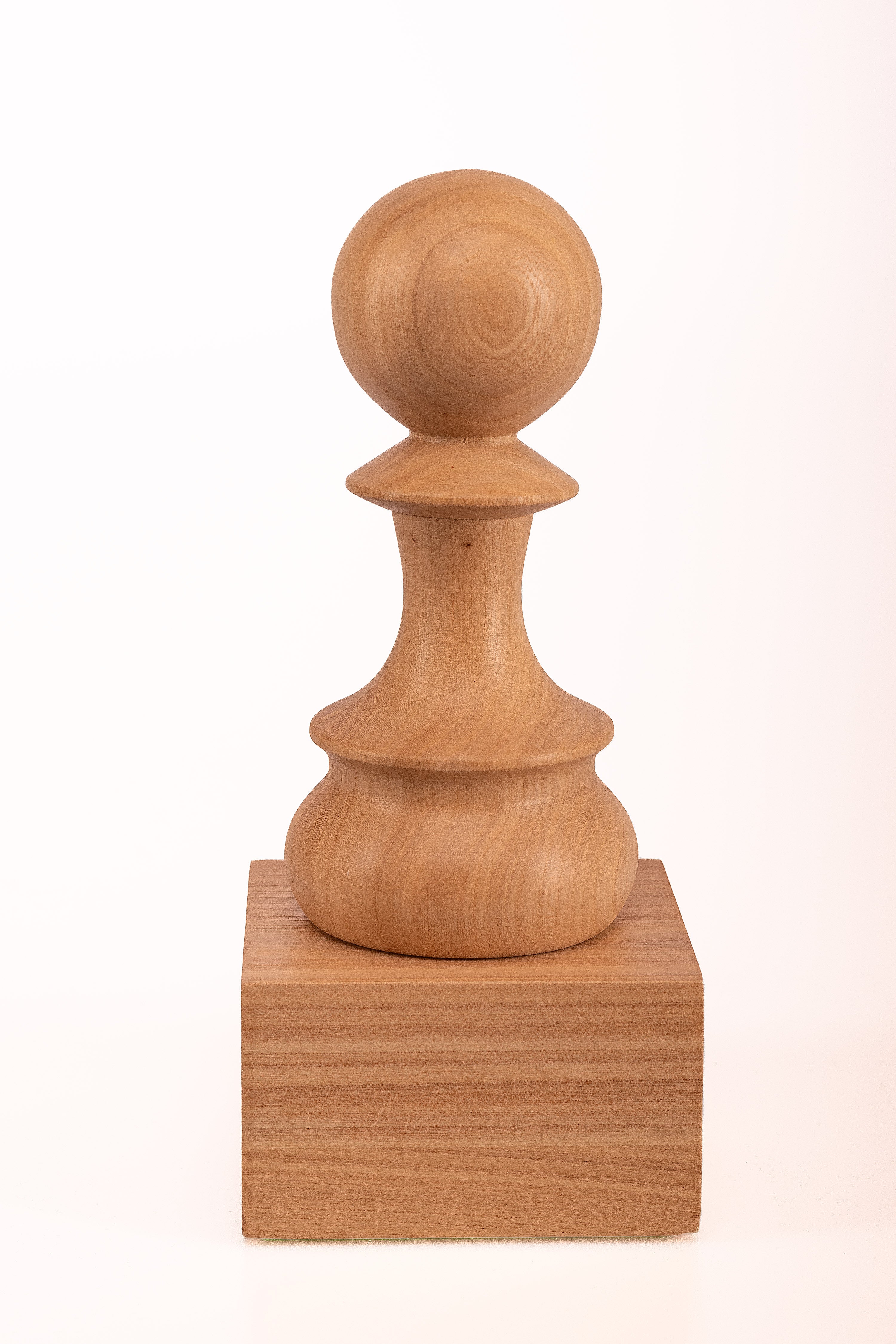 Copa de ajedrez de madera - Peón blanco - Copa de ajedrez de madera - Peón blanco