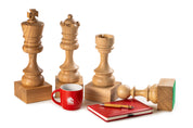 Copa de ajedrez de madera - White Hetman