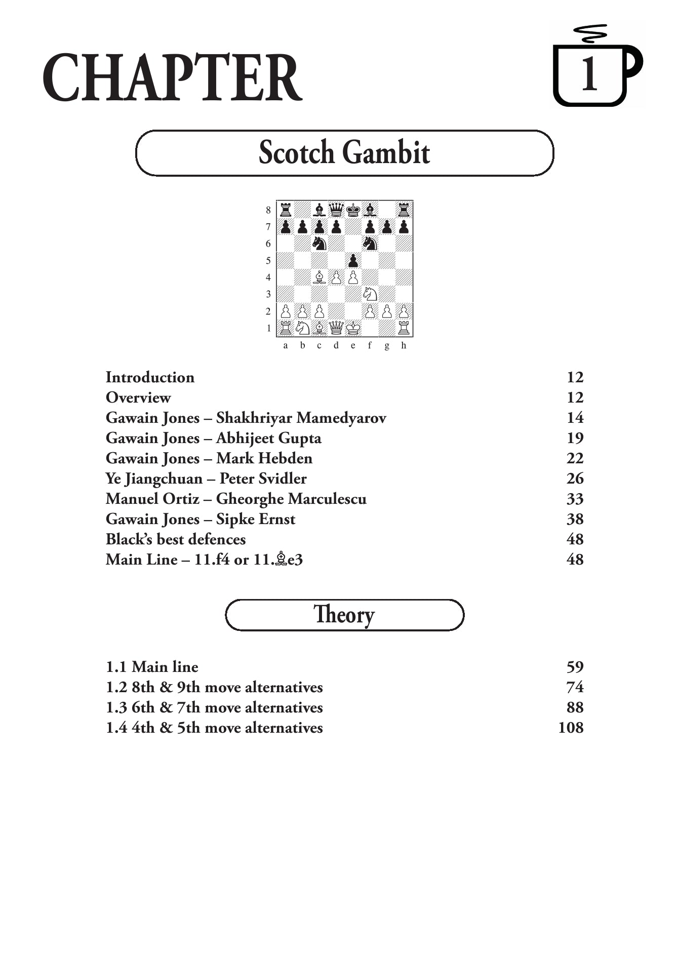 Coffeehouse Repertoire 1.e4 Volume 2 by Gawain Jones (softcover) - d12fcb08c92f719cd44f1d2456aa751c