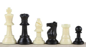 piezas de ajedrez Staunton nº 3, blanco/negro (rey 64 mm)