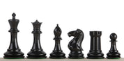 piezas de ajedrez exclusivas Staunton nº 6, crema/negro, lastradas de metal (rey 95 mm)
