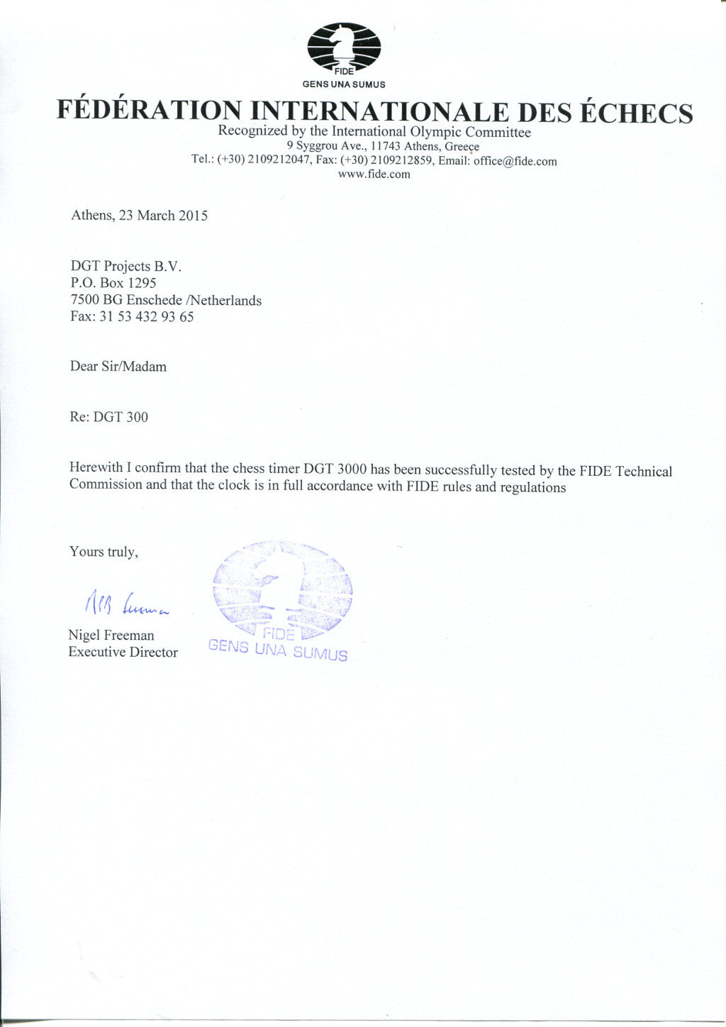 Reloj de ajedrez DGT 3000 Edición limitada - c3d80a99167478da58127b485c0dd105