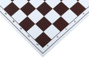 Tablero de ajedrez plegable de plástico nº 4, blanco y marrón