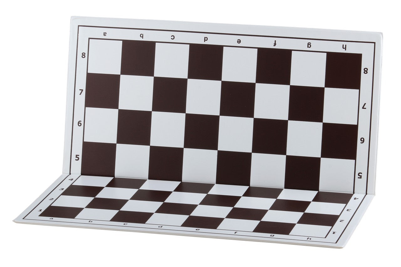 Tablero de ajedrez plegable de plástico nº 4, blanco y marrón - ca7c087b6f8ef2abb2f2f767621cf23c
