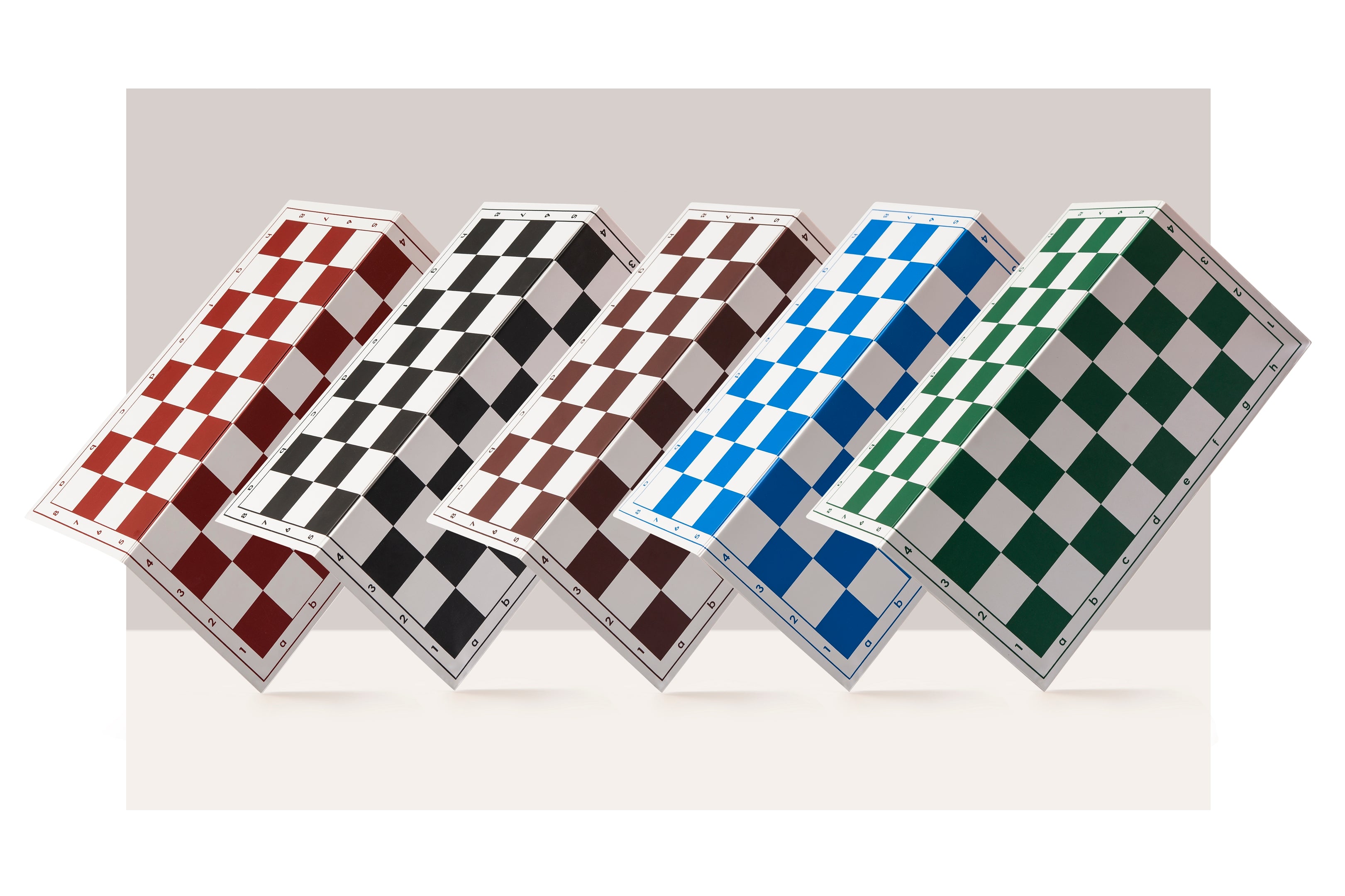 Tablero de ajedrez plegable de plástico n.º 6, blanco y rojo - 8d79926198bdff8f9075680fa36d48c2