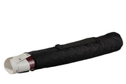 Juego de ajedrez en bolsa: piezas de plástico DCP03G (rey de 96 mm) + tablero enrollable con casillas de 57 mm en color marrón + bolsa