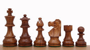 piezas de ajedrez «French» de acacia y boj, 7,6 cm