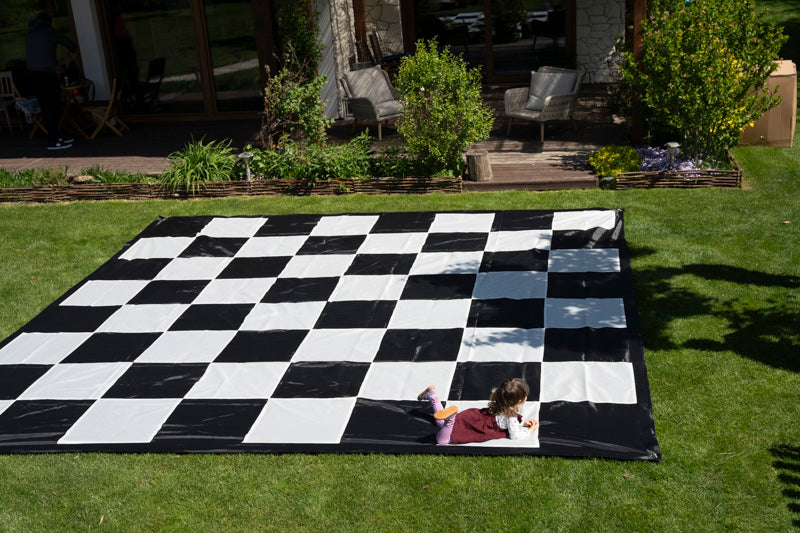 Tablero de ajedrez gigante de 61 cm cuadrados - ed7d2627a6ceb638e2dff233ce3cc832