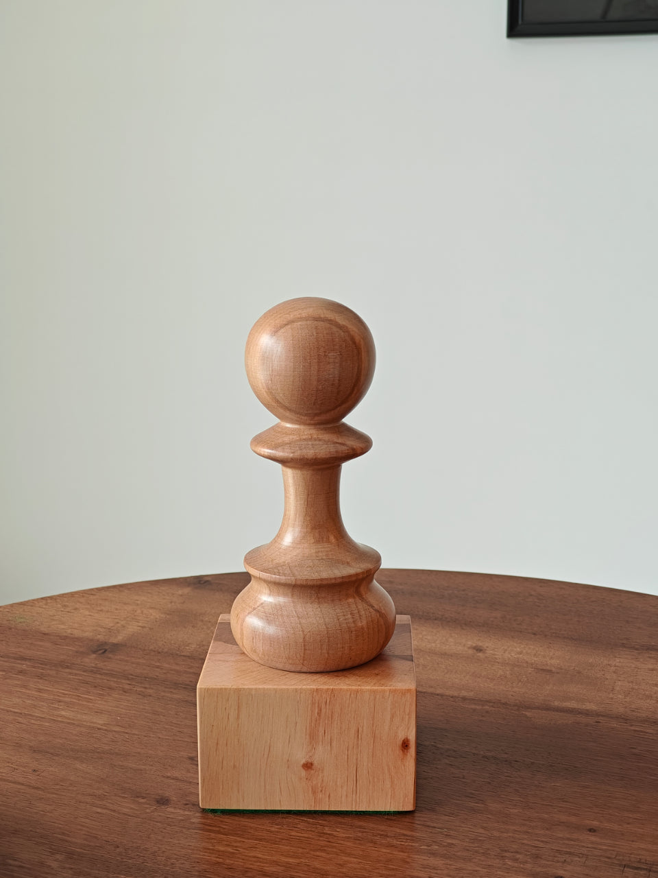 Copa de ajedrez de madera - Peón blanco - Copa de ajedrez de madera - Peón blanco