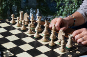 Juego de ajedrez de madera Cónsul Negro (48x48cm)
