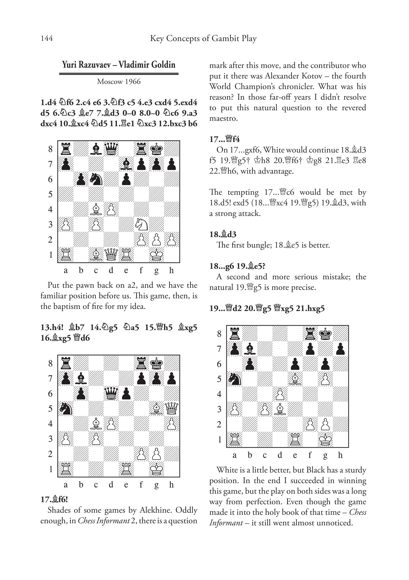 Key Concepts of Gambit Play by Yuri Razuvaev (hard cover) - 28e92ada00d8024352fd94b4d9350f1d
