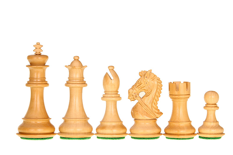 Piezas de ajedrez King's Bridal Acacia/Boxwood 4'' - ef49ee4ae34933f1e7a9db6f736adbde