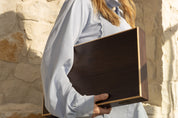Backgammon en estuche de madera (52 x 43,5 cm)