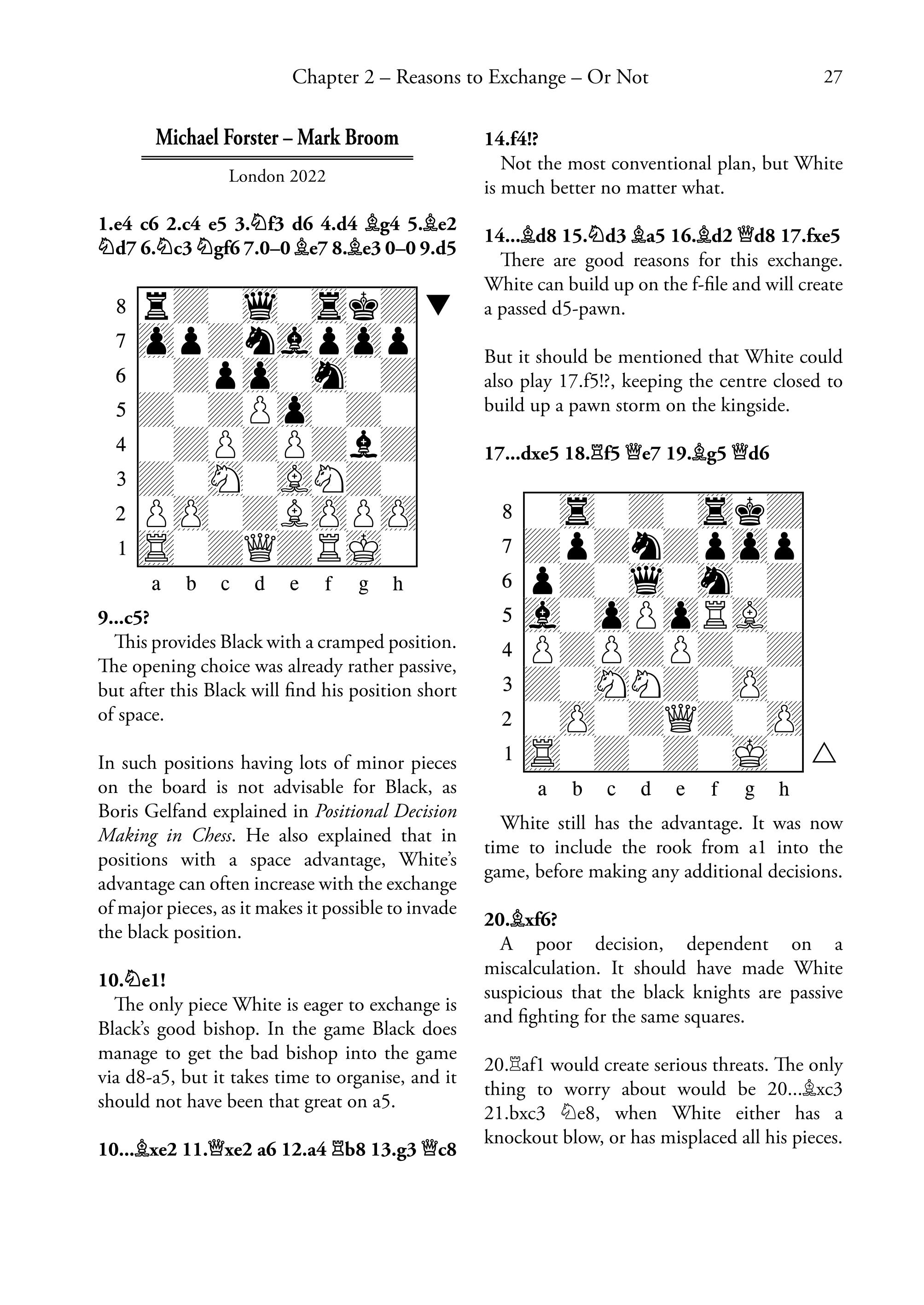 Mastering Chess Exchanges by Jacob Aagaard and Renier Castellanos (hardcover) - 3a816697fb16e4c7a5c40ed1265e1bcb