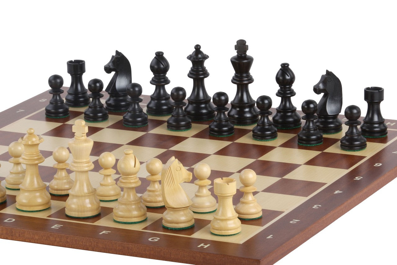 Juego de ajedrez Timeless - tablero (casilla 58mm), piezas (rey 96mm) - Juego de ajedrez Timeless - tablero (casilla 58mm), piezas (rey 96mm)