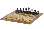 Juego de ajedrez intemporal - tablero (casilla 58mm), piezas (rey 96mm)