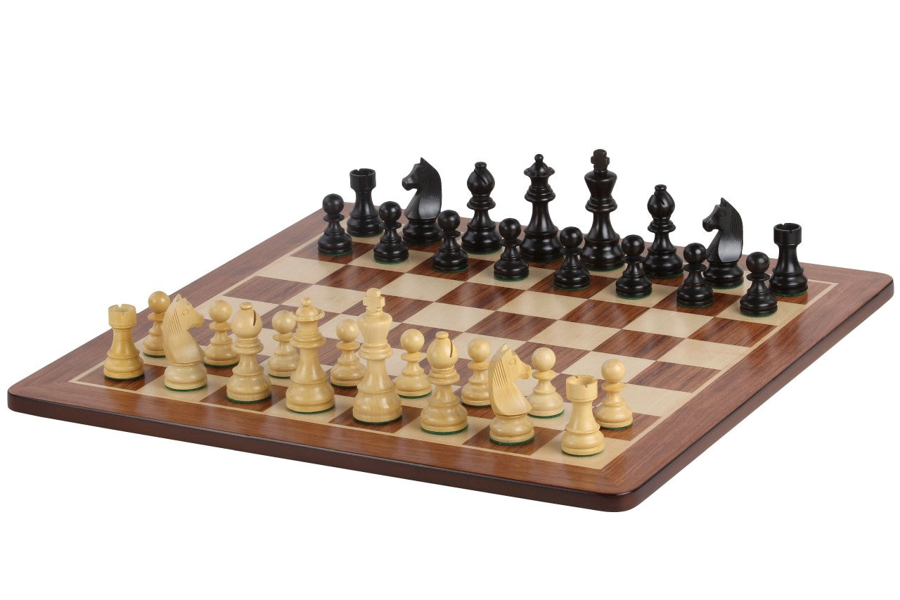 Juego de ajedrez Timeless - tablero (casilla 58mm), piezas (rey 96mm) - Juego de ajedrez Timeless - tablero (casilla 58mm), piezas (rey 96mm)