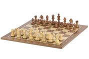Juego de ajedrez de torneo nº 6 - tablero de 58 mm + piezas de caballero alemán de 3,75