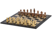 Juego de ajedrez de torneo nº 5 - tablero de 50 mm + piezas de caballero alemán de 3,5