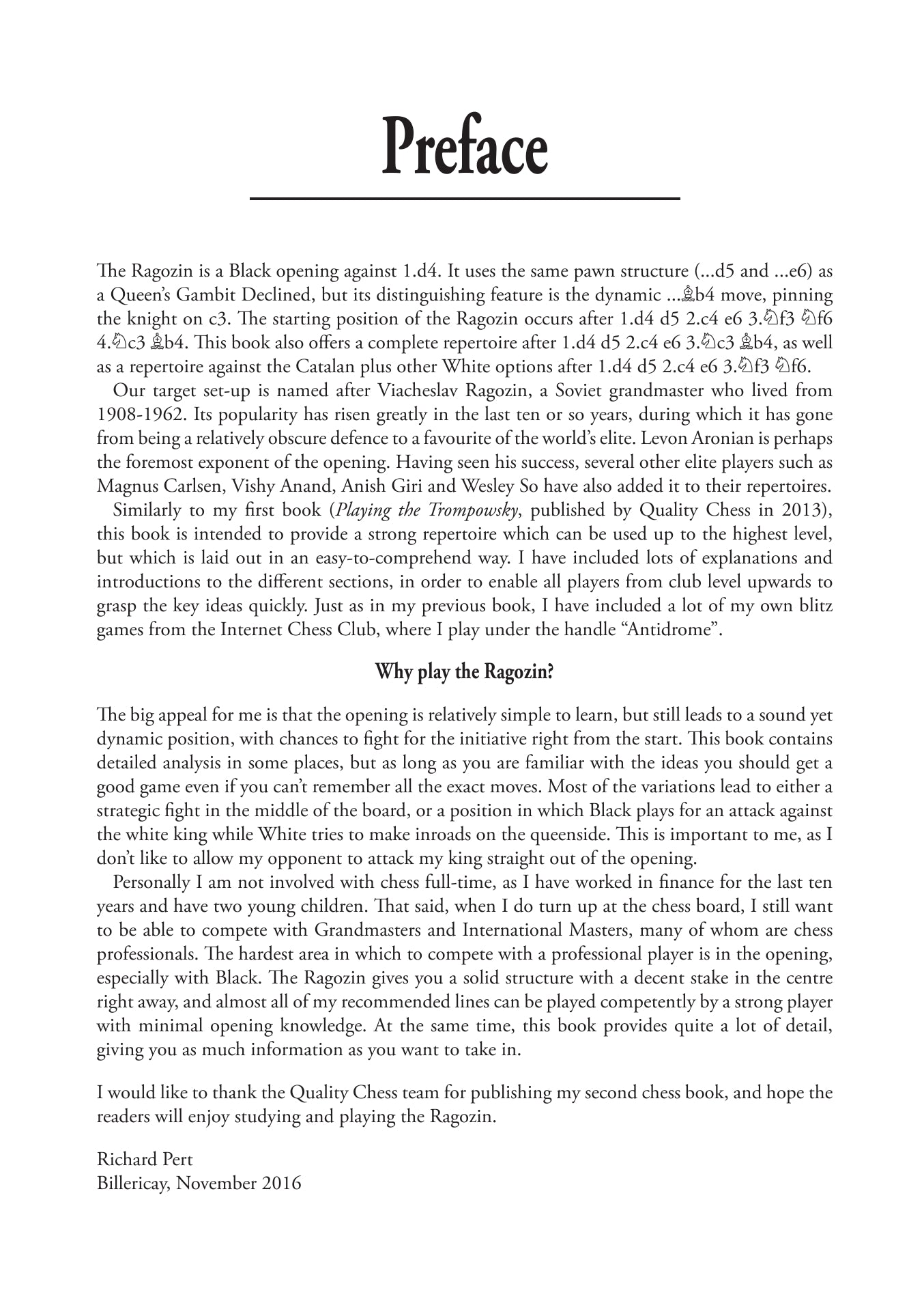 Playing the Ragozin by Richard Pert (hardcover) - 92ebbf909e9ed588188e0df03d07d876