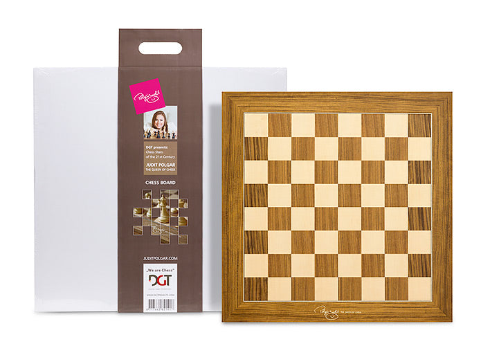 Judit Polgar Tablero de ajedrez de lujo (campo de 55 mm) - d042db8c2089c9c92fb3fa71fa24f41d