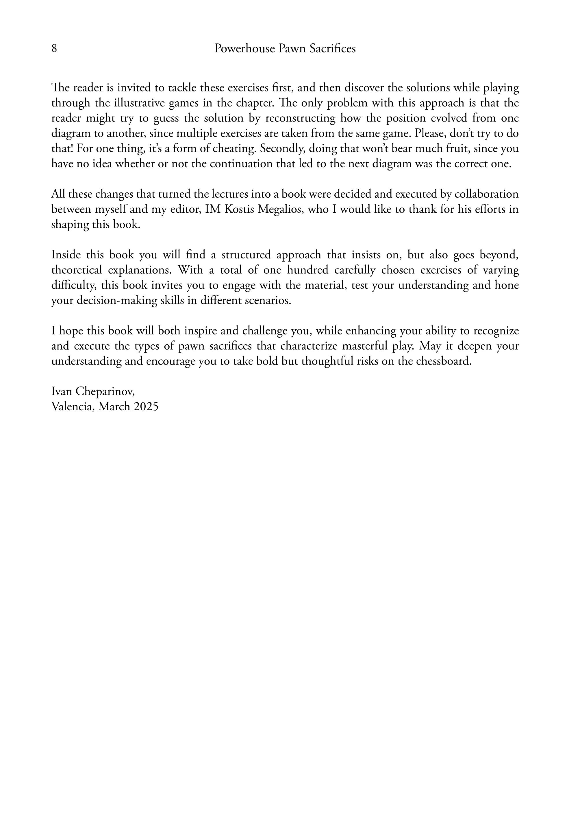 Powerhouse Pawn Sacrifices by Ivan Cheparinov (softcover) - 6f5f3fac280b7d081c0eb3551e9692d0