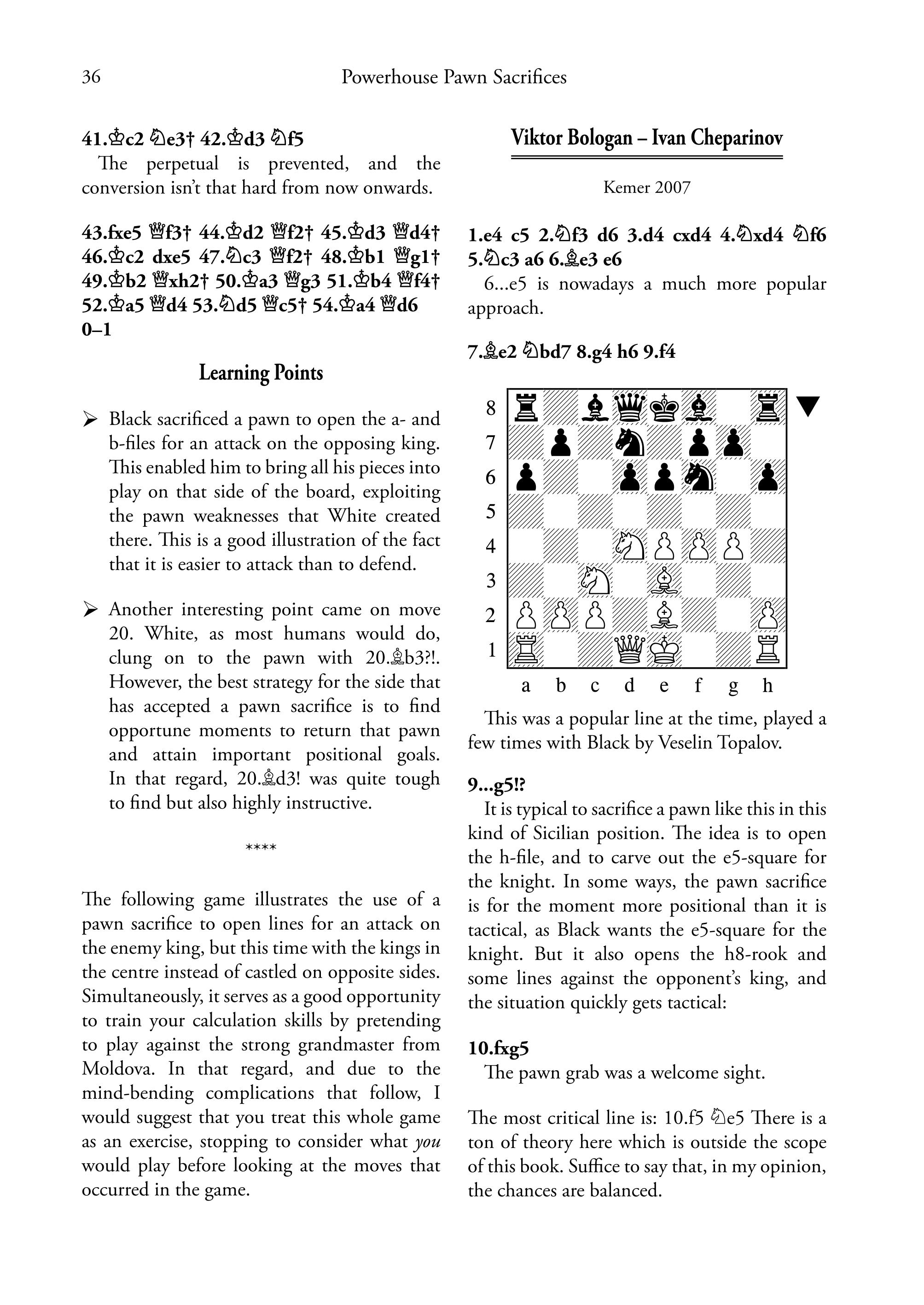 Powerhouse Pawn Sacrifices by Ivan Cheparinov (softcover) - 52f3e6575f6ea66174e2d214a048ddf2