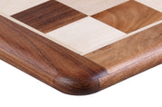 Tablero de ajedrez de madera maciza - acacia de la India / haya (casilla de 55 mm)